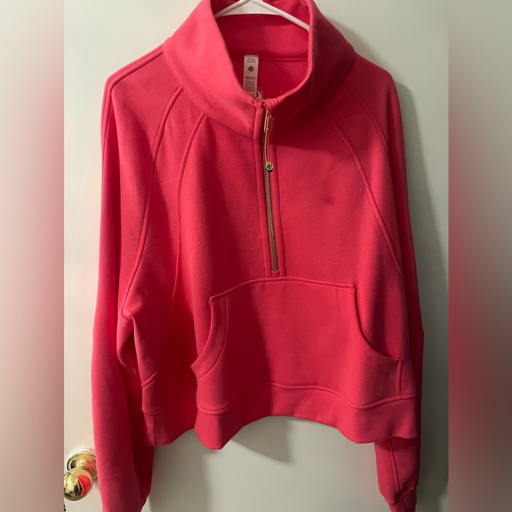 LULULEMON SCUBA ZIP XL/XXL GLAZE PINK💕
